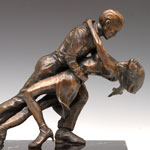 "Grand Finale" bronze sculpture by Gregory Reade