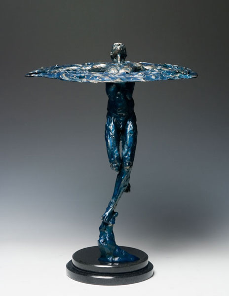Head Above Water sculpture original sculpture