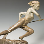 "Pushing the Limits" bronze sculpture by Gregory Reade