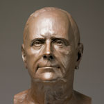 "Robert Reade Portrait" sculpture by Gregory Reade
