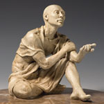 "Truth-seeker" bronze sculpture by Gregory Reade